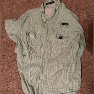 Columbia PFG button up super bonehead shirt
